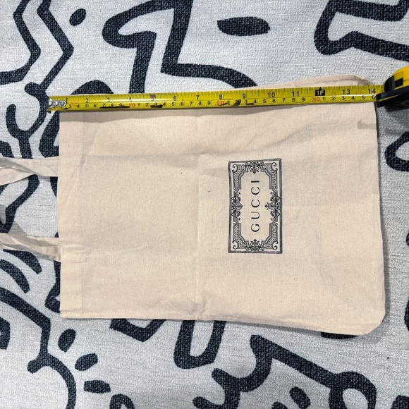 *SOLD* GUCCI Small Tan Canvas Tote - Picture 3 of 3